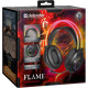 Ігрова гарнітура Defender Flame RGB, кабель 2 м, чорна