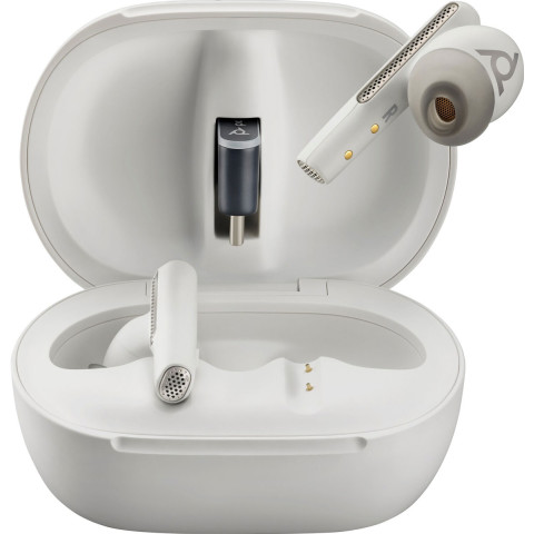 Навушники TWS Poly Voyager Free 60+ Earbuds + BT700C + TSCHC White