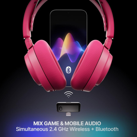 Ігрова гарнітура SteelSeries Arctis Nova 7 Gen 2 Wireless Magenta PC/PS/SW/MAC/MOB