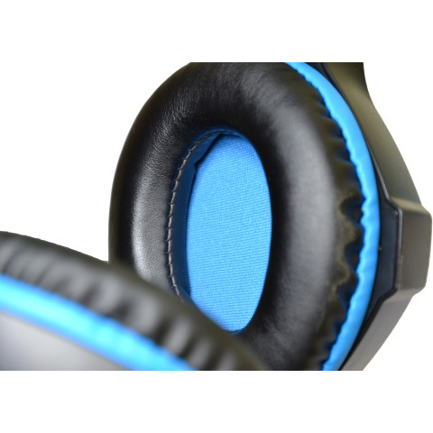 Гарнітура Microlab G7, 3,5мм+USB, Black-Blue