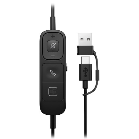 Гарнітура HP Poly Mission 825 Stereo USB-C/A