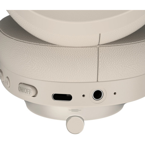 Гарнітура Defender FreeMotion B485 Bluetooth+3,5мм+USB-C, ANC Beige