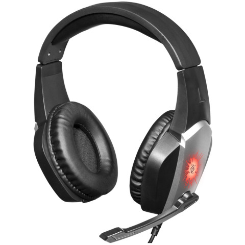 Ігрова гарнітура Defender X-Skull кабель 2.1м, чорно-сіра