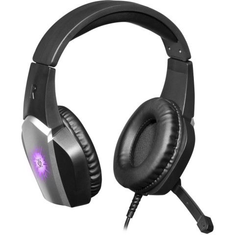 Ігрова гарнітура Defender X-Skull кабель 2.1м, чорно-сіра