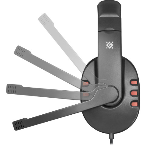 Гарнітура Defender Warhead G-160, 2х3,5мм, Black