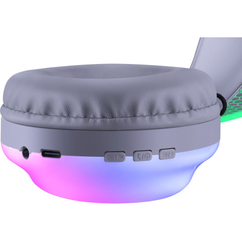 Гарнітура Defender FreeMotion B651 Bluetooth+3,5мм+USB-C, RGB White