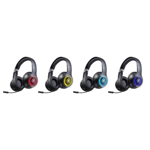 Гарнітура Defender FreeMotion B400 Bluetooth+3,5мм,гнучкий мікрофон, LED, Black