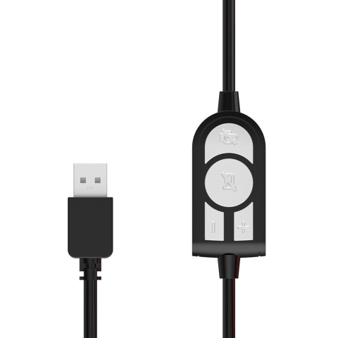 Гарнітура Media-Tech NEMESIS USB, Black-Red