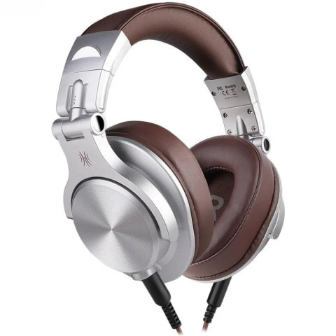 Гарнітура OneOdio A71, 3,5мм/6,35мм, Silver Brown