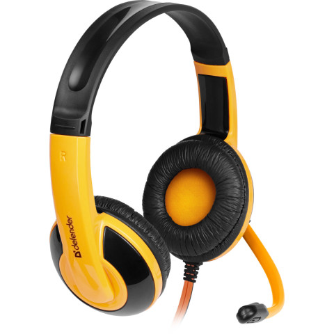 Гарнітура Defender Warhead G-120, 2х3,5мм, Black-Orange