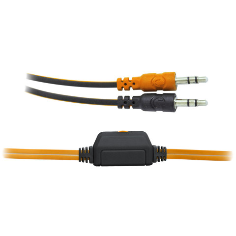 Гарнітура Defender Warhead G-120, 2х3,5мм, Black-Orange