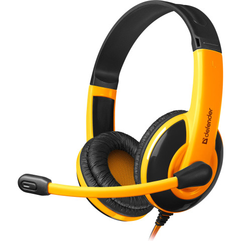 Гарнітура Defender Warhead G-120, 2х3,5мм, Black-Orange