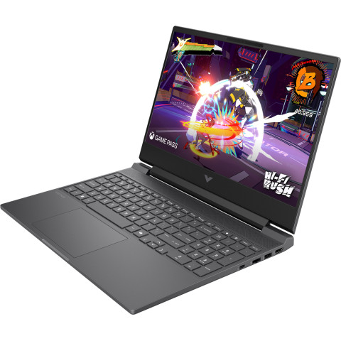 HP Victus 15-fb3075ua 15.6" FHD IPS,300n/Ryzen 7-7445HS (4.7)/16Gb/SSD512Gb/RTX 4050,6GB/DOS/Сірий
