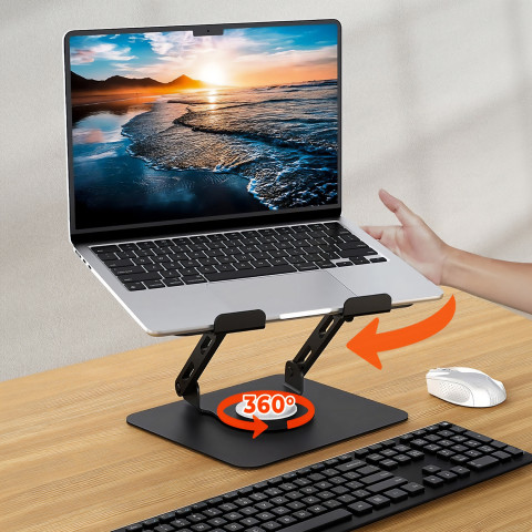 Підставка для ноутбука ROTO 10-17" Aluminum Alloy Media-Tech