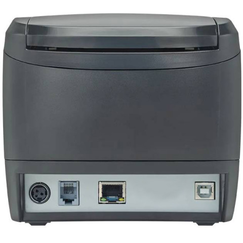 Друкарка чеків Xprinter XP-Q838L (термодрук, 230мм/с, стрічка 80мм, USB+Lan,RJ12, авторізак, чорний)