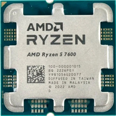 AMD Ryzen 5 6C/12T 7600 (3.8/5.1GHz Boost,38MB,65W,AM5,Wraith Stealth cooler) box