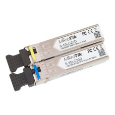 Інтерфейсний модуль SFP MikroTik S-35LC20D, 1.25G SM 20km T1310nm/R1550nm) +S-53LC20D (1.25G SM 20km