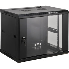 Шафа настінна 19", 12Ux600x600, (Ш*Г), зібрана, чорна