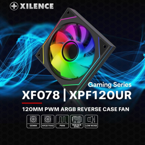 Вентилятор для корпуса 120mm Xilence XPF120UR.ARGB REVERSE Retail Box