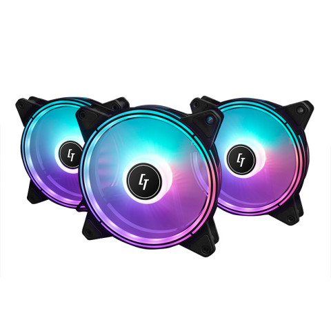Вентилятор для корпуса 120mm*3 Chieftec Nova NF-3012-RGB fan set