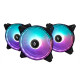 Вентилятор для корпуса 120mm*3 Chieftec Nova NF-3012-RGB fan set
