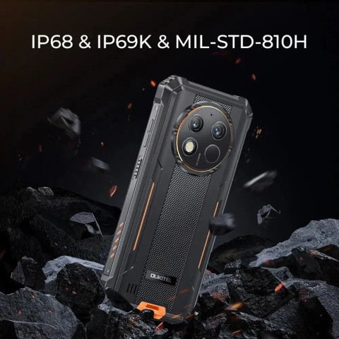 Смартфон Oukitel G1S 6.5"HD+ /4GB/128GB/ T606 /10600mAh /13+5Мп/ IP69K /NFC Orange