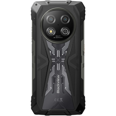 Смартфон Blackview ROCK 2 6.67" HD+ /12GB/256GB/ T8100 /15000mAh / 16+13Мп /IP69K/Black