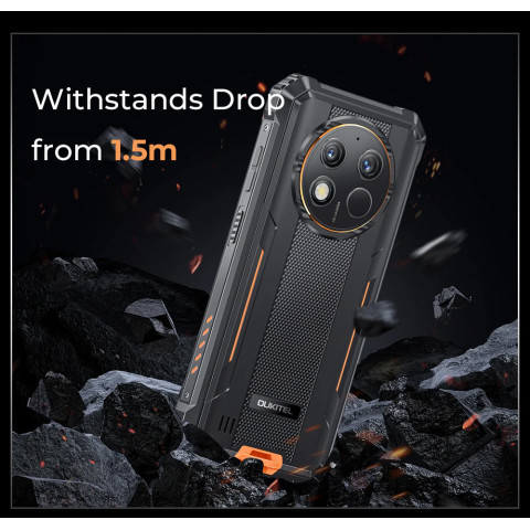 Смартфон Oukitel WP28E 6.5"HD+ /4GB/64GB/T606 /10600mAh /13+5Мп/ IP69K /NFC Black