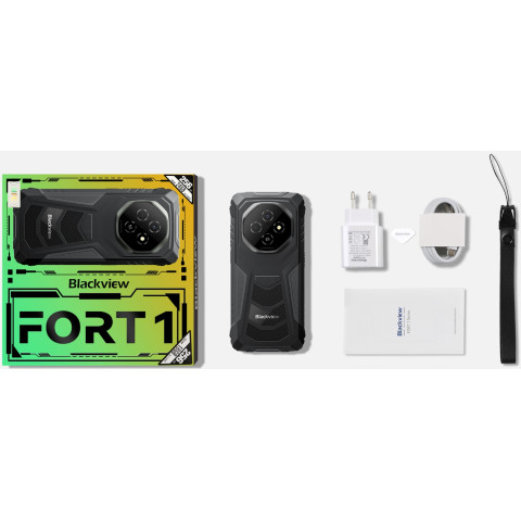 Смартфон Blackview FORT 1 6.56" HD+ /6GB/256GB/ T615 / 10000mAh / 16+2+8Мп / NFC / IP69K / Orange