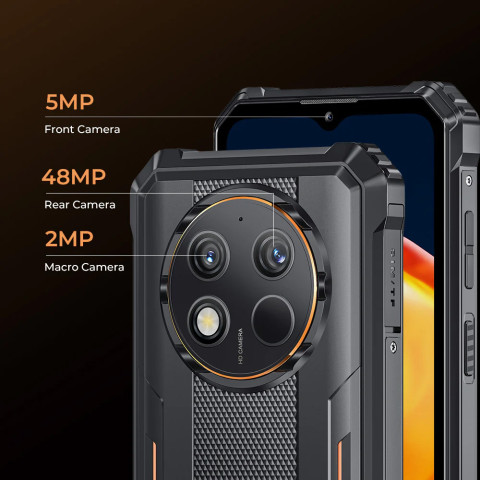 Смартфон Oukitel G1 6.5"HD+ /6GB/256GB/ T606 /10600mAh/48+5Мп/ IP69K /NFC Black