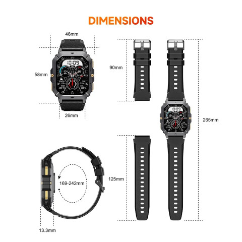 Годинник Oukitel BT101 Black