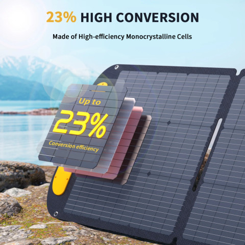 Сонячна панель Vtoman 200W Pro 48V IP67 MC-4/Anderson/XT60/DC5521