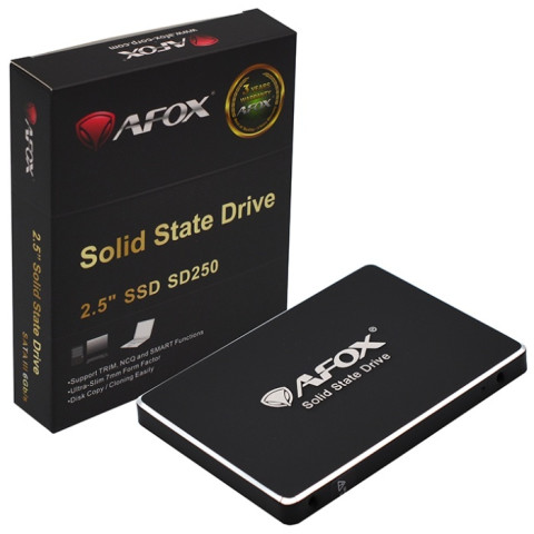 SSD 120Gb AFox SATA III 2.5" 3D TLC, Retail