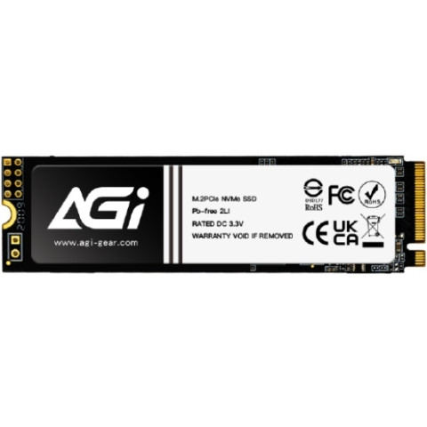SSD 2Tb AGI AI818 M.2 2280 PCIe Gen 4x4 NVMe 1.4 QLC, Retail