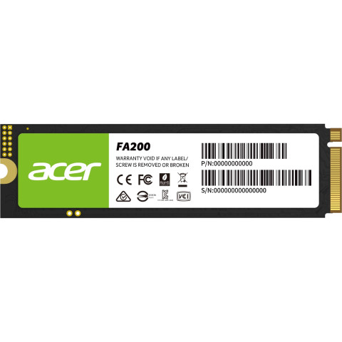 SSD 2Tb Acer FA200 M.2 2280 PCIe Gen 4x4 NVMe 2.0 3D NAND, Retail