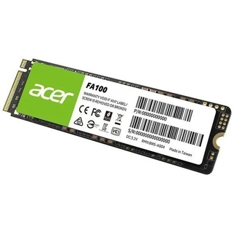 SSD 512Gb Acer FA100 M.2 2280 NVMe 1.4 PCIe Gen 3x4 3D NAND, Retail