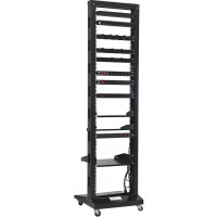 Стійка 19", high 42U, одинарна, чорна, 250кг, Kingda