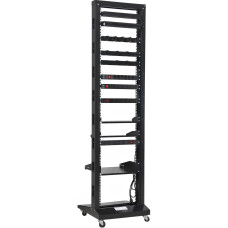 Стійка 19", high 42U, одинарна, чорна, 250кг, Kingda