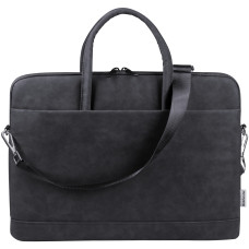 Сумка для ноутбука 15.6'' Defender Trendy з кишенею, шкіра, чорна