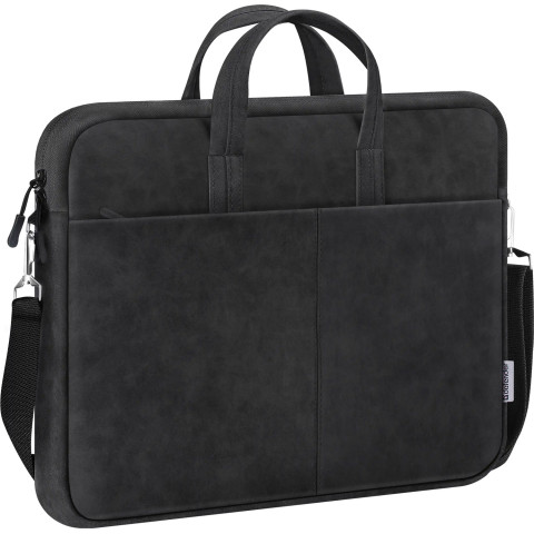 Сумка для ноутбука 15.6'' Defender PU шкіра, кишеня, чорна