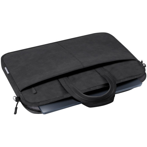 Сумка для ноутбука 15.6'' Defender PU шкіра, кишеня, чорна