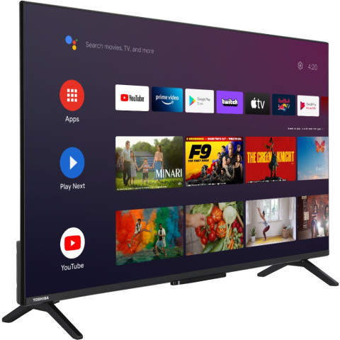 TV 50 Toshiba 50QA2363DG 4K UHD/QLED/T2/Android 11/2 x10W/Dolby MS12/ HDMI/ Wi-Fi/ VESA 200 x 200 M6