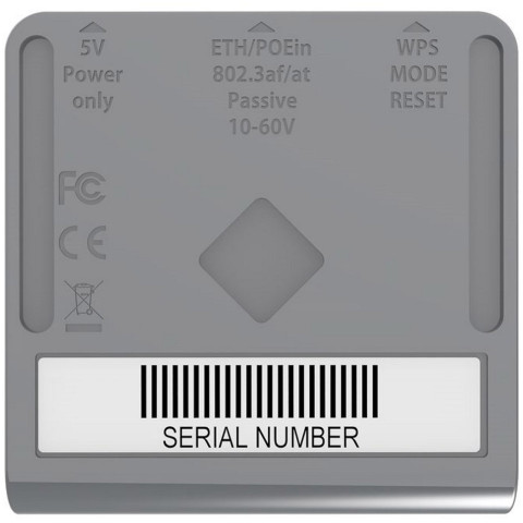 Точка доступу Mikrotik RBmAPL-2nD mAP lite with 650Mhz CPU, 64MB RAM, 1xLAN, built-in Dual Chain 2.4