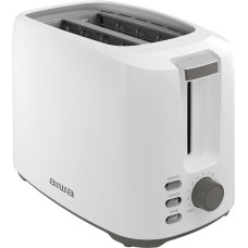 Тостер AIWA ABT-700 ASATAN 750Вт/ 2 відділення/мех. управління/розморожування/підігрів булочок/білий