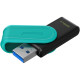 USB Flash Kingston DataTraveler Exodia S 128GB USB3.2 Gen 1 Black/Turquoise, Retail