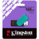 USB Flash Kingston DataTraveler Exodia S 128GB USB3.2 Gen 1 Black/Turquoise, Retail