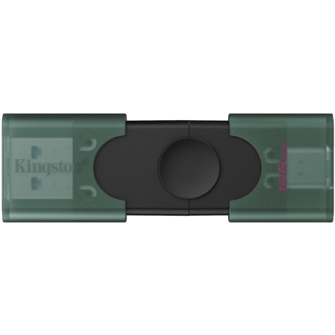 USB Flash Kingston DataTraveler Duo 128GB USB Type-A/ USB Type-C Black/Green, Retail