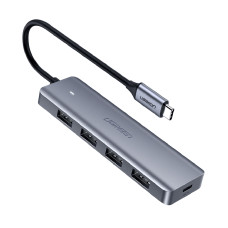 Хаб USB 3.1 Type-C -> 4xUSB 3.0 Grey CM219 Ugreen