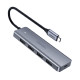Хаб USB 3.1 Type-C -> 4xUSB 3.0 Grey CM219 Ugreen