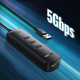 Хаб USB 3.2 Type A -> 4xUSB 3.2 Активний, 1м Чорний CM416 UGREEN